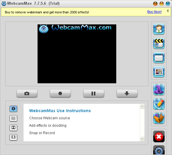 CoolwareMax WebcamMax视频特效处理软件截图1