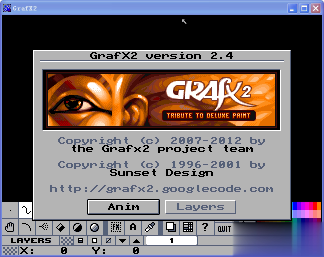 Grafx2画软件软件截图1