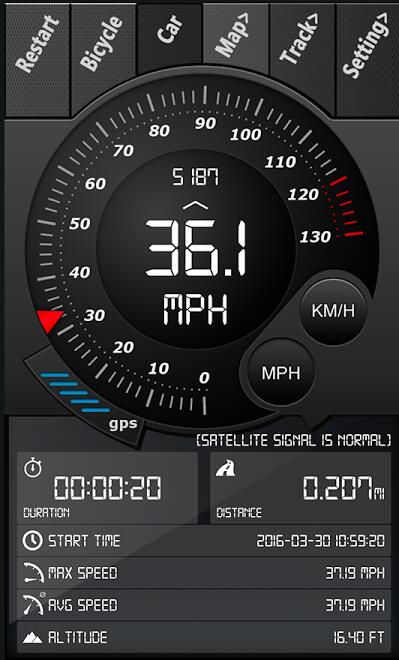 GPS速度计手机版v3.4.27软件截图1