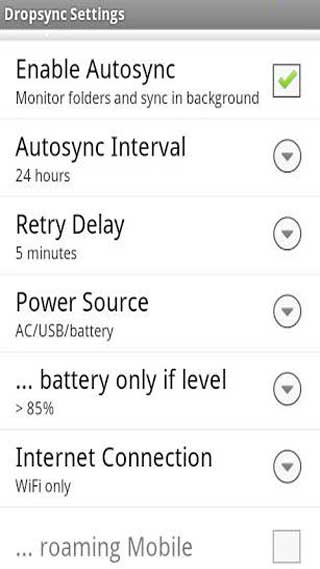 双向同步Dropsyncv2.7.12Android版软件截图1