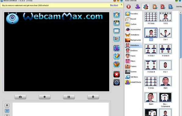 大麦视频特效WebcamMax中文版软件截图1