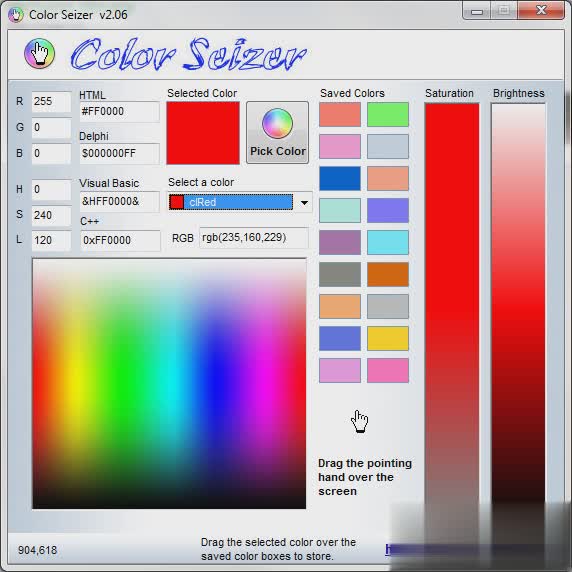 Color Seizer颜色代码查询工具软件截图1
