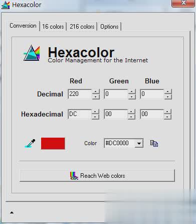 颜色调配工具(Hexacolor)软件截图1