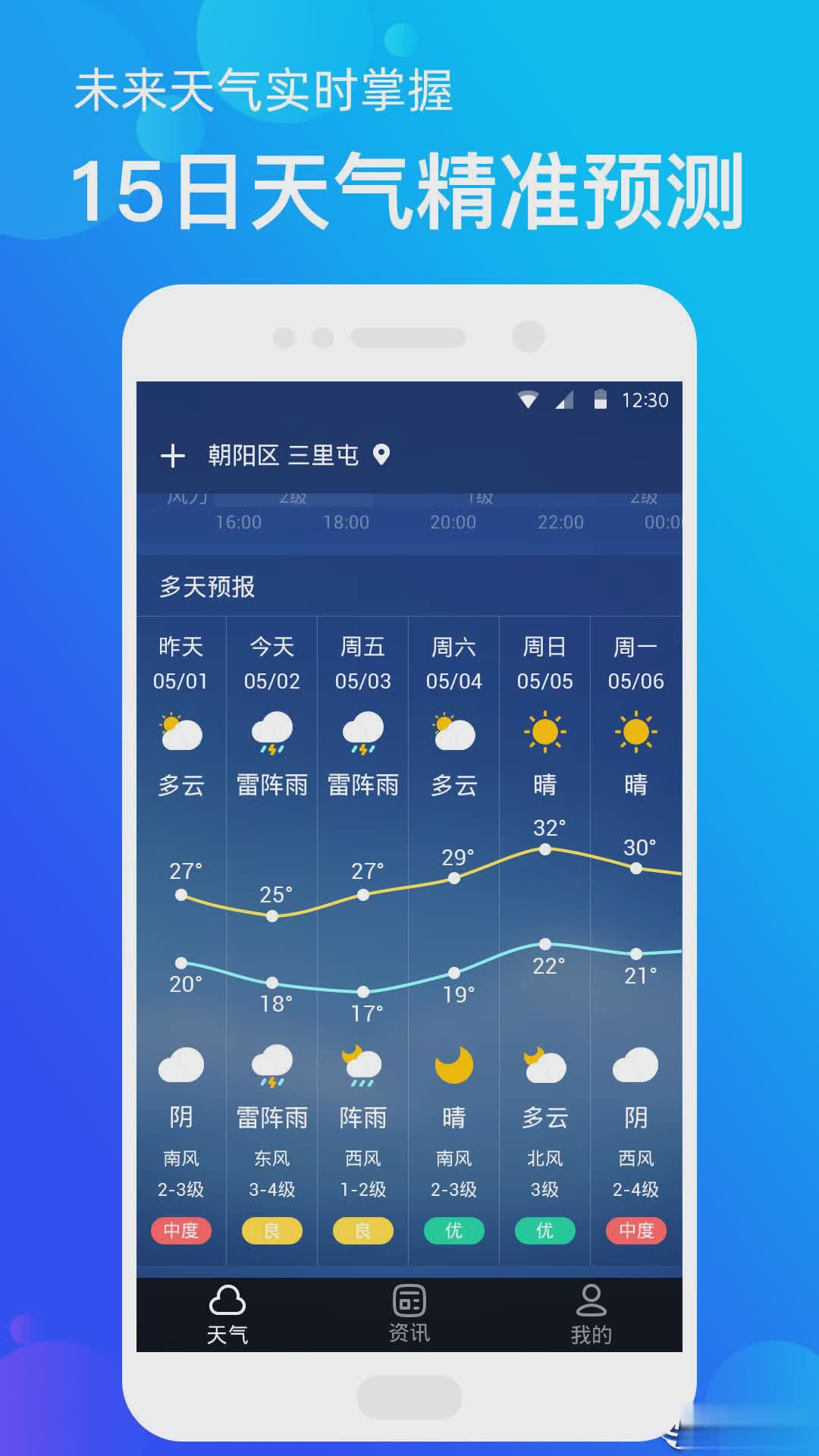 手机天气app软件截图4