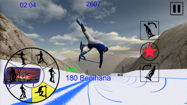 极限山峰滑雪游戏截图4