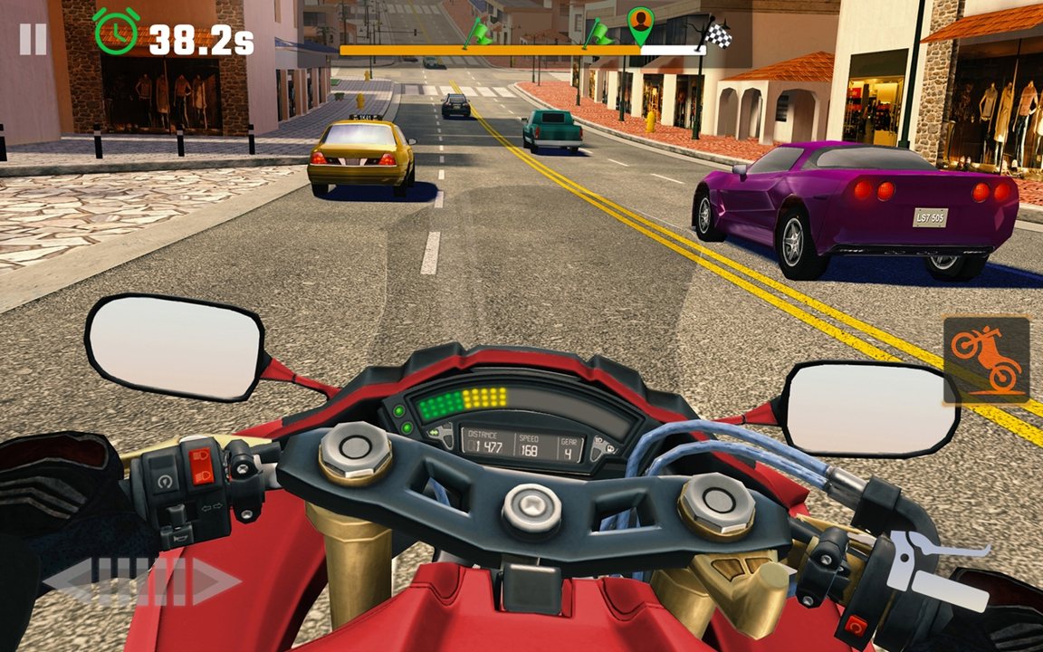 摩托骑士公路交通游戏截图2