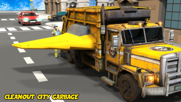 飞行垃圾车模拟器游戏截图3