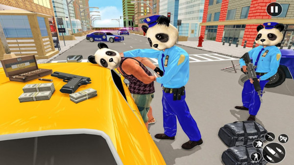 美国熊猫警察绳索英雄游戏截图4