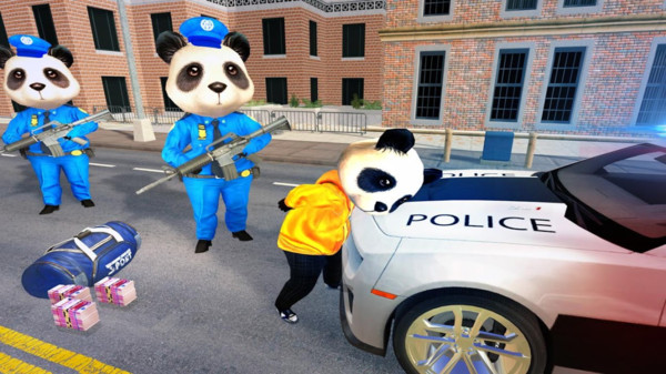 美国熊猫警察绳索英雄游戏截图3