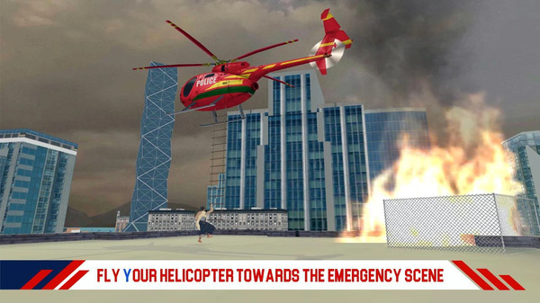 消防直升机救援游戏截图2