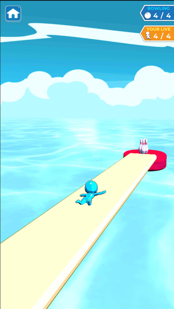 水上滑行保龄球游戏截图4