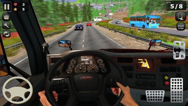 教练巴士模拟器3D游戏截图2