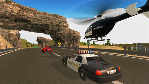 警车飞行模拟器游戏截图1