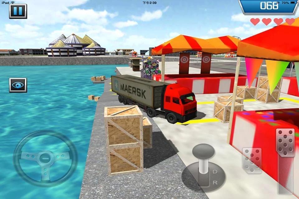 3D运输卡车驾驶游戏截图1